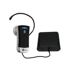 Gomadic Emergency AA Battery Charge Extender for the LG HBM-750 - Brand w/ TipExchange Technology