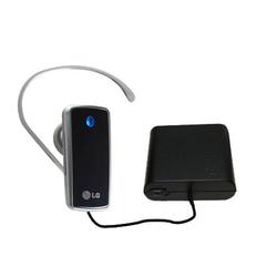 Gomadic Emergency AA Battery Charge Extender for the LG HBM-770 - Brand w/ TipExchange Technology