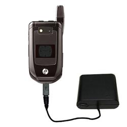 Gomadic Emergency AA Battery Charge Extender for the Motorola i876 - Brand w/ TipExchange Technology