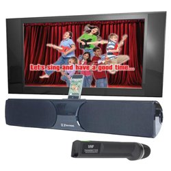 Emerson Sp3208 100 Watt Home Theater Speakers With Ipod(r) Dock Karaoke Featur