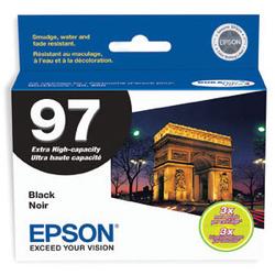 EPSON - ACCESSORIES Epson No. 97 Extra-High Capacity Black Ink Cartridge For WorkForce 600 and WorkForce 40 Printers - Black