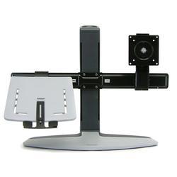 ERGOTRON Ergotron Neo-Flex Combo Lift Stand - Up to 28lb - Up to 20 LCD Monitor - Gray - Floor-mountable