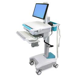 ERGOTRON INC Ergotron StyleView LCD Cart 66 Ah Powered - 39 lb Capacity - Aluminum, Plastic, Steel - White