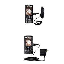 Gomadic Essential Kit for the Samsung SGH-i550w - includes Car and Wall Charger with Rapid Charge Technology