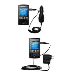 Gomadic Essential Kit for the Samsung SGH-i780 - includes Car and Wall Charger with Rapid Charge Technology