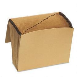 Esselte Pendaflex Corp. Expanding Kraft File with Flap, A Z Index, 12 x 10