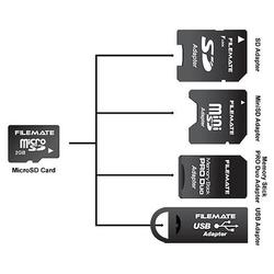 Wintec Industries Filemate 2GB MicroSD Universal Adaptor Kit