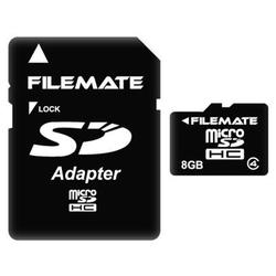 Wintec Industries Filemate 8GB microSDHC High Capacity (TransFlash) Class 4 Card with SD Adaptor