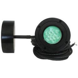 KEP MARINE Fish Glow Thru Hull Underwater Lights Pair 12 Green Leds Eac