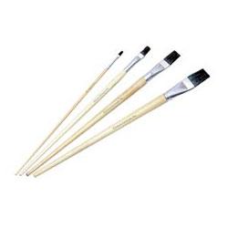 Charles Leonard Inc. Flat, Long Handle Easel Brush (LEO73525)