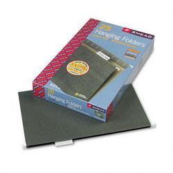 Smead Manufacturing Co. Flex I Vision® Hanging File Folders, Legal Size, 1/5 Tab Cut, Green, 25/Box