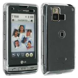 IGM For LG Dare VX9700 Clear Crystal Shell Case + Car Charger