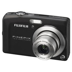 FUJIFILM U.S.A. FujiFilm FinePix F60fd 12 Megapixel Digital Camera w/ 3x Optical Zoom, 3 LCD, Dual Image Stabilization, Movie Mode with Sound, & Auto Scene Recognition - Black