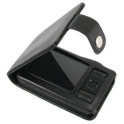 Eforcity Full Flap Leather Case for Creative Zen, Black by Eforcity