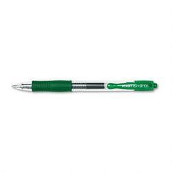 Pilot Corp. Of America G2 Gel Ink Roller Ball Pen, Extra Fine Point, Green Ink
