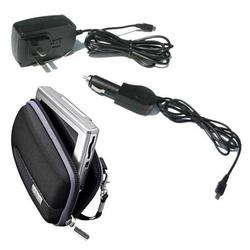 Accessory Power GPS COMBO - Car & Wall Charger + Travel Case for Select 3.5 Display GARMIN NUVI & TOMTOM ONE Units