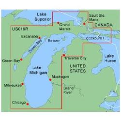 GARMIN USA INC Garmin BlueChart: Lake Michigan Digital Map - North America - United States Of America - Lakes - Boating