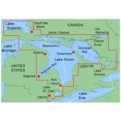 Garmin Charts Garmin Bluechart Mus017R Lake Huron-Lake St.Clair