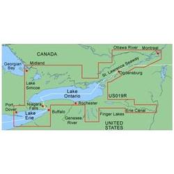 Garmin Charts Garmin Bluechart Mus019R Lake Ontario To Montreal