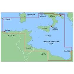 Garmin Charts Garmin Bluechart Xeu013R Micro Sd Italy Southwest & Tunisia