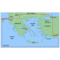 Garmin Charts Garmin Bluechart Xeu015R Micro Sd Aegean Sea & Sea Of Marmar