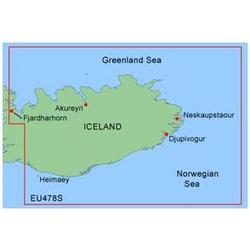 Garmin Charts Garmin Bluechart Xeu478S Micro Sd Iceland East