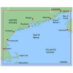 Garmin Charts Garmin Bluechart Xus500L Micro Sd Maine Through Cape Cod