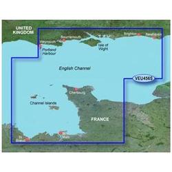 Garmin Charts Garmin Veu456S The Solent And Channel Islands Bluechart G2