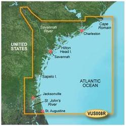 Garmin Charts Garmin Vus008R Charleston To Jacksonville Bluechart G2