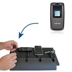 Gomadic Universal Charging Station - tips included for Samsung SLM SGH-A747 many other popular gadge