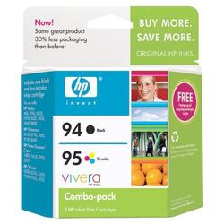 HP 94/95 Black and Tri-Color Ink Cartridge - Black, Color