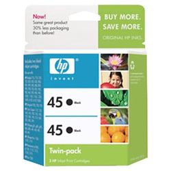 HP C6650FN 2-#45 SD BLACK INKS