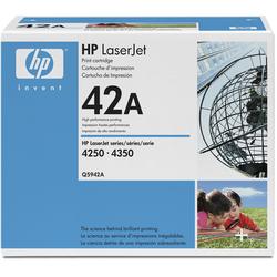 HEWLETT-PACKARD HP No.42A Black Toner Cartridge - 10000 Pages - Black
