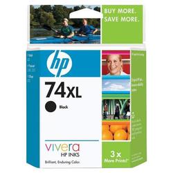 HP No. 74XL Black Ink Cartridge - Black