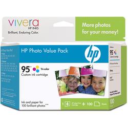 HEWLETT PACKARD HP No. 95 Value Pack Ink Cartridges - Cyan, Magenta, Yellow