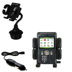 Gomadic HTC CDMA PDA Phone Auto Cup Holder with Car Charger - Uses TipExchange