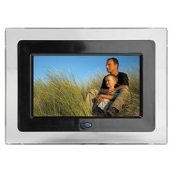 Haier PF710 Digital Picture Frame - Photo Viewer, Audio Player, Video Player - 7 LCD