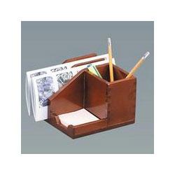 Rolodex Corporation Harmony™ Wood Desk Director, Mahogany Finish