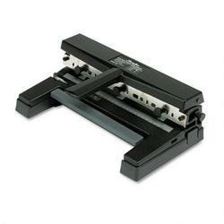 Swingline/Acco Brands Inc. Heavy Duty 40 Sheet 2 to 4 Hole T Handle Punch, 9/32 Dia. Holes, Black