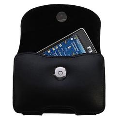 Gomadic Horizontal Leather Case with Belt Clip/Loop for the HP iPaq 214