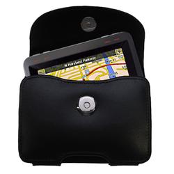 Gomadic Horizontal Leather Case with Belt Clip/Loop for the LG LN790