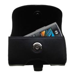 Gomadic Horizontal Leather Case with Belt Clip/Loop for the Motorola i425t