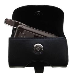 Gomadic Horizontal Leather Case with Belt Clip/Loop for the Motorola i876