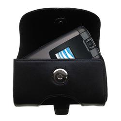 Gomadic Horizontal Leather Case with Belt Clip/Loop for the Samsung SLM SGH-A747
