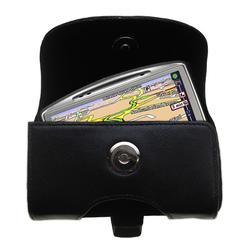 Gomadic Horizontal Leather Case with Belt Clip/Loop for the TomTom Go 920