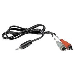 Hosa CMR-200 Series Stereo Mini to RCA Y-cable - 1 x Mini-phone - 2 x RCA - 6ft