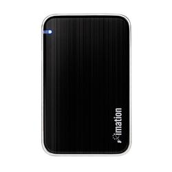 IMATION CORPORATION Imation Apollo USB 2.0 Hard Drive - 320GB - 5400rpm - USB 2.0 - USB - External - Midnight Black, Chrome