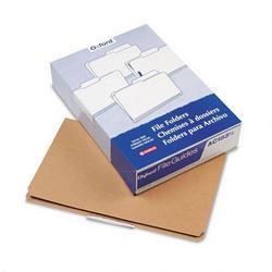 Esselte Pendaflex Corp. Insertable Tab Folders, Angled 3 1/2 Tabs, Legal, Kraft, 50/Box