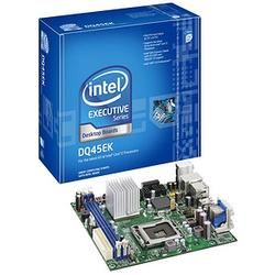INTEL - MOTHERBOARDS Intel Executive DQ45EK Desktop Board - Intel Q45 Express - vPro Technology - Socket T - 1333MHz, 1066MHz, 800MHz FSB - 4GB - DDR2 SDRAM - DDR2-800/PC2-6400, DDR