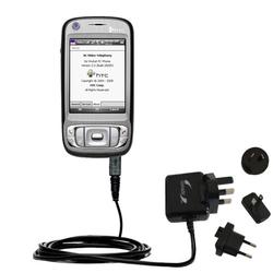 Gomadic International Wall / AC Charger for the ETEN M700 - Brand w/ TipExchange Technology